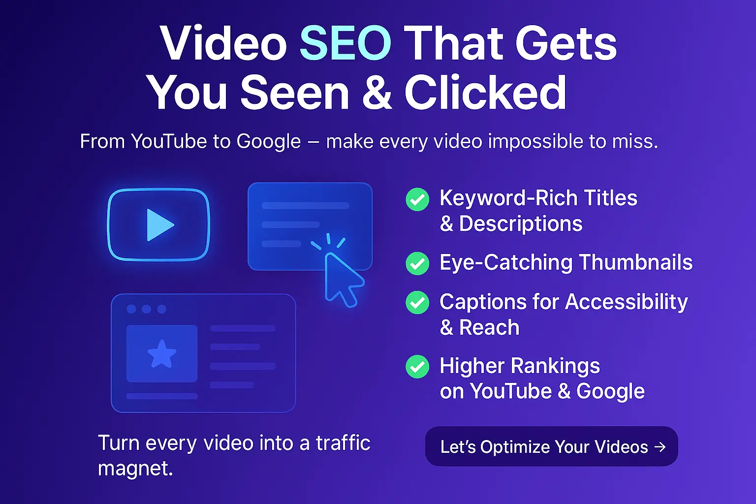 YouTube search results page showing a video with a compelling thumbnail and an optimized, keyword-rich title.