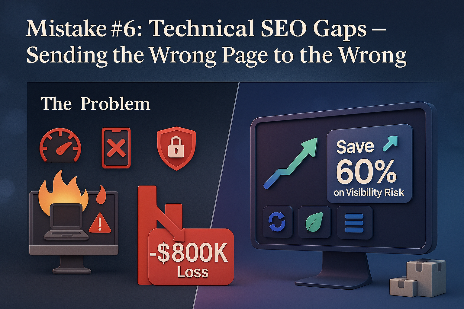 Mistake #6: Technical SEO Gaps — Speed, Mobile, 