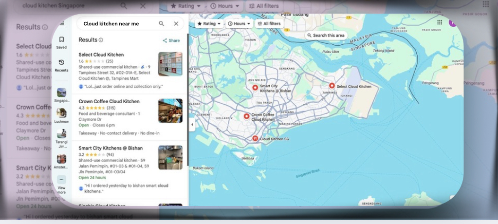 Listing Your Cloud Kitchen on Google Maps Singapore