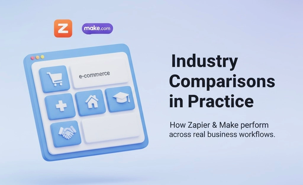 Make vs Zapier Industry Comparison Make vs Zapier Industry Comparison