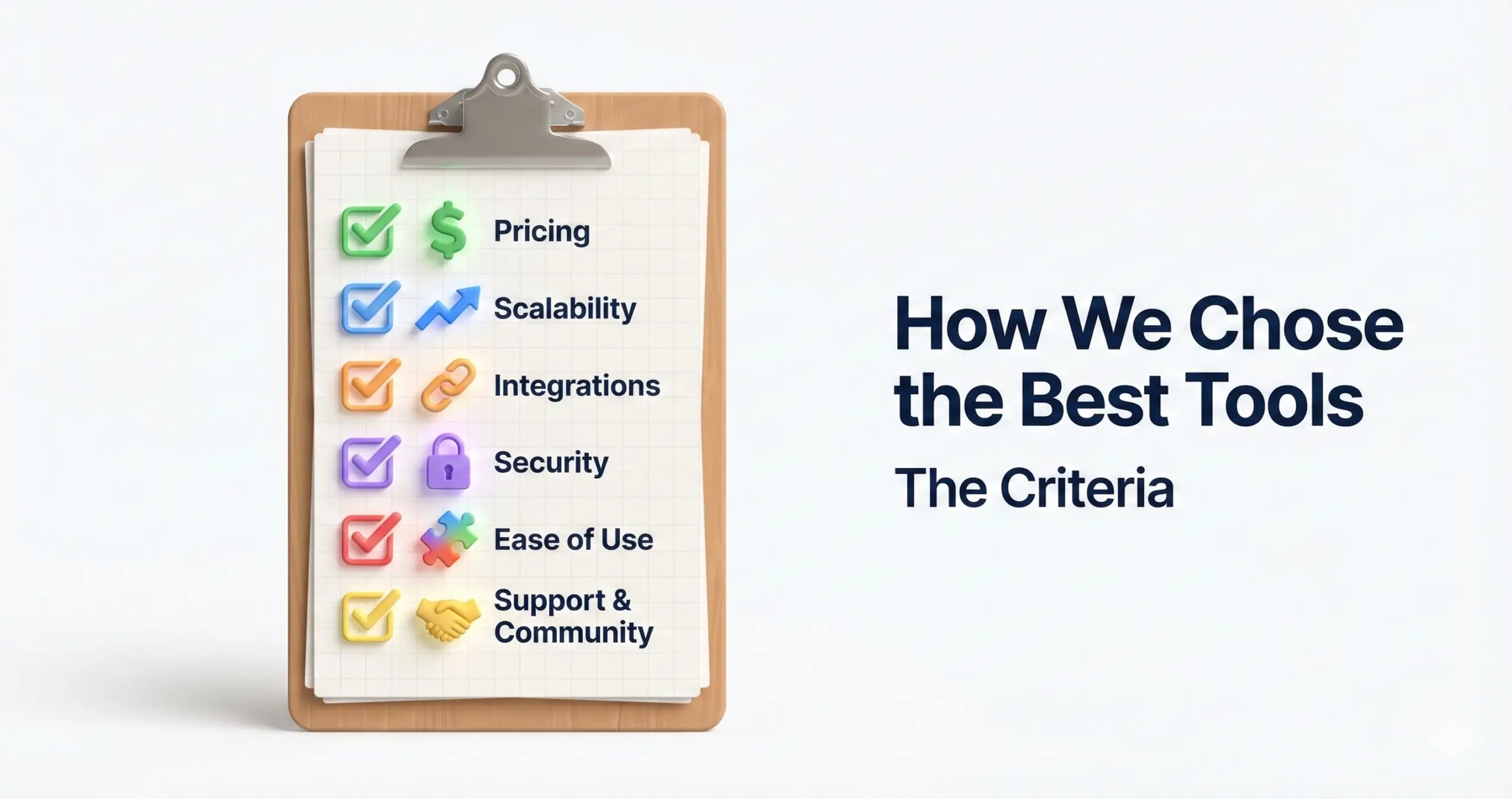  How We Chose the Best Tools (The Criteria)