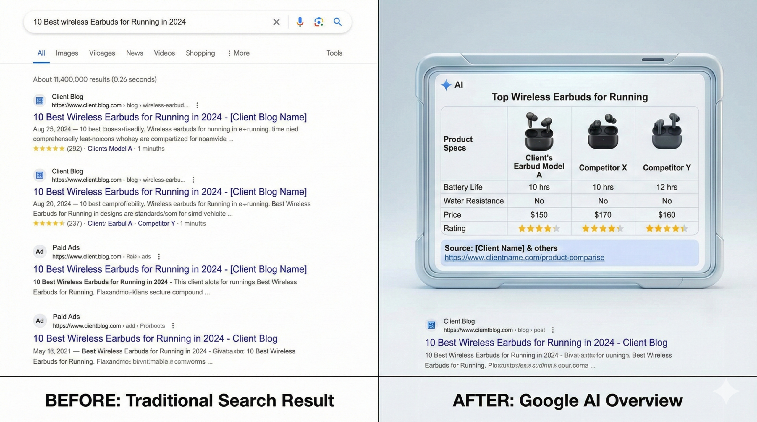 google ai boxes ecommerce examples